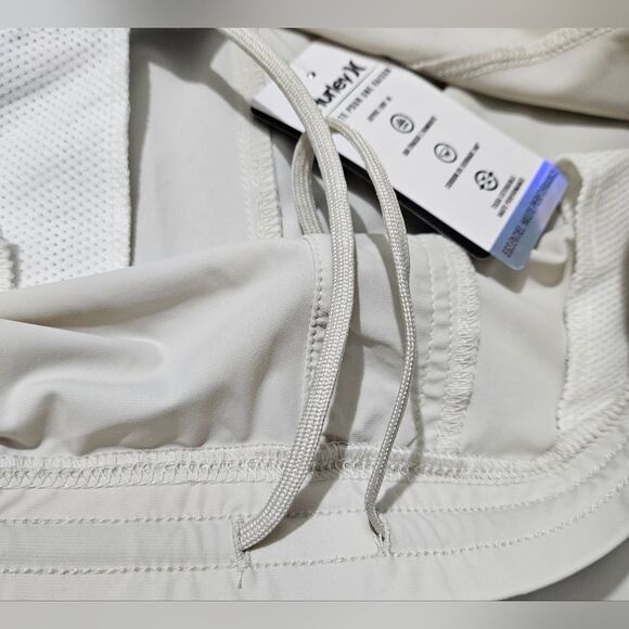 Hurley Mens block logo warp knit pant beige color XL NWT - Picture 2 of 5